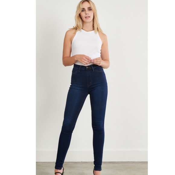High Waisted Stretch Skinny Jeans - Picture 5 of 10